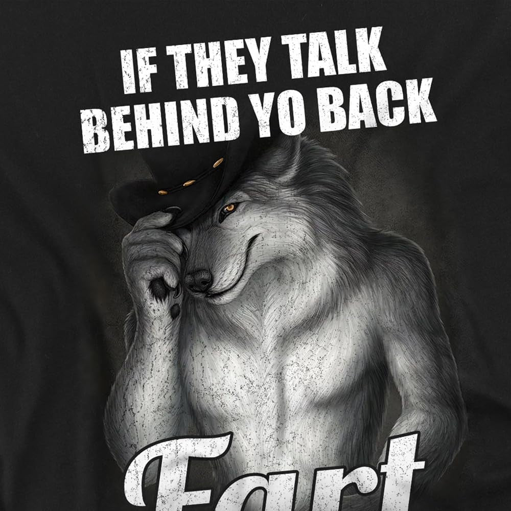 Talk behind Your Back Fart Funny Sarcastic Humor T-Shirt, Unisex