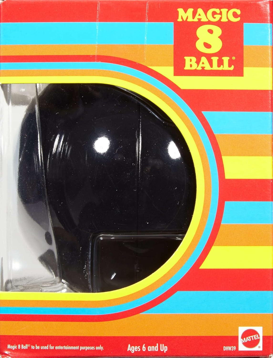 Magic 8 Ball Novelty Fortune-Telling Toy, Retro Look for Kids, Grown-Ups, Families, Parties & Travel (Amazon Exclusive)