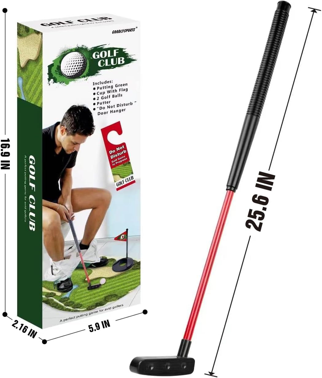 Toilet Golf Gag Gifts for Men, White Elephant Gifts for Adults