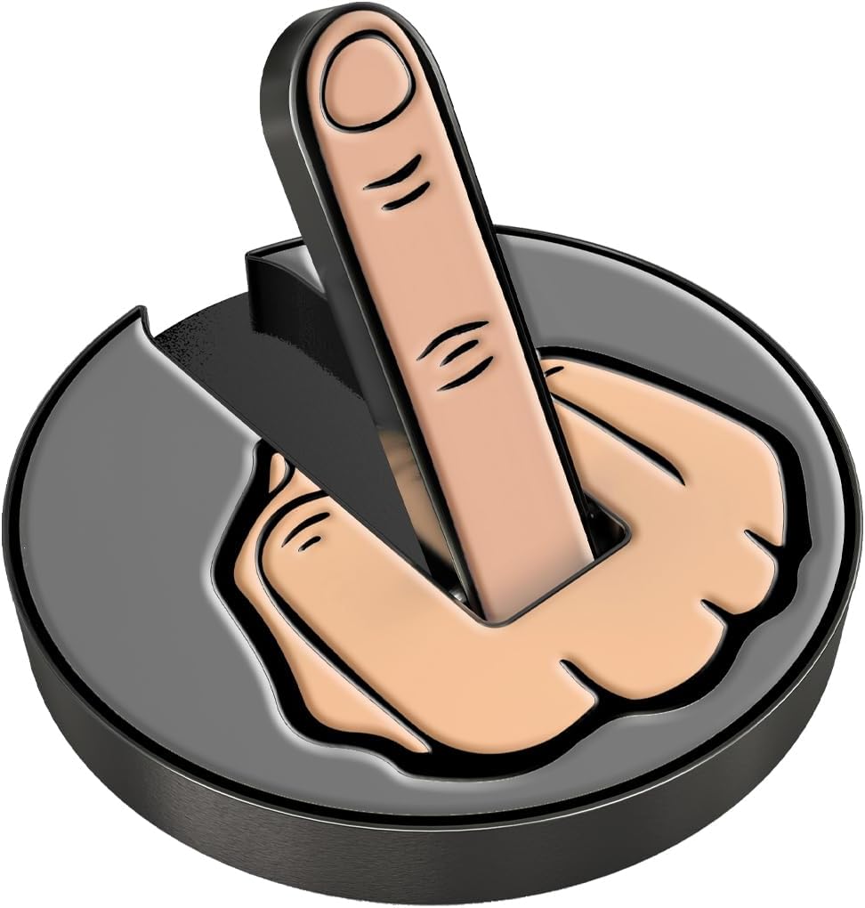 Ultimate Middle Finger Golf Ball Marker | Magnetic Hat Clip | Alignment Ball Mark | Funny Golf Accessory Cap Premium Gift for Golf Enthusiasts