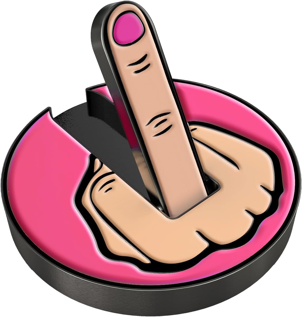Ultimate Middle Finger Golf Ball Marker | Magnetic Hat Clip | Alignment Ball Mark | Funny Golf Accessory Cap Premium Gift for Golf Enthusiasts