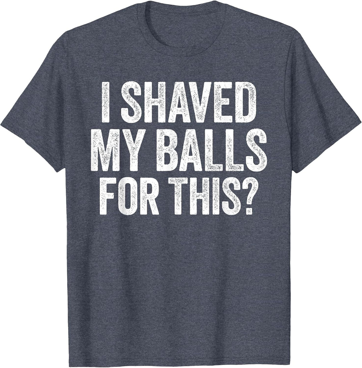 I Shaved My Balls for This Shirt Funny Men Joke T-Shirt
