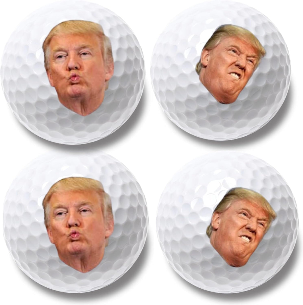 4 Pcs Funny Golf Balls for Birthday, Father’S Day Christmas Novelty Golfer Gift for Dad Coworkers Golfers Golf Lovers
