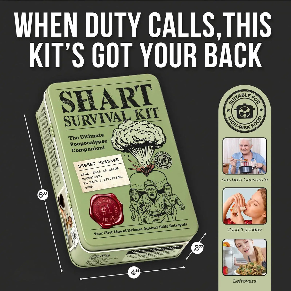 Fart Survival Kit Tin