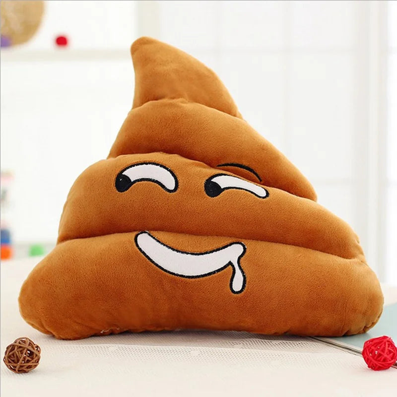 Poop Emoji Plush Pillow