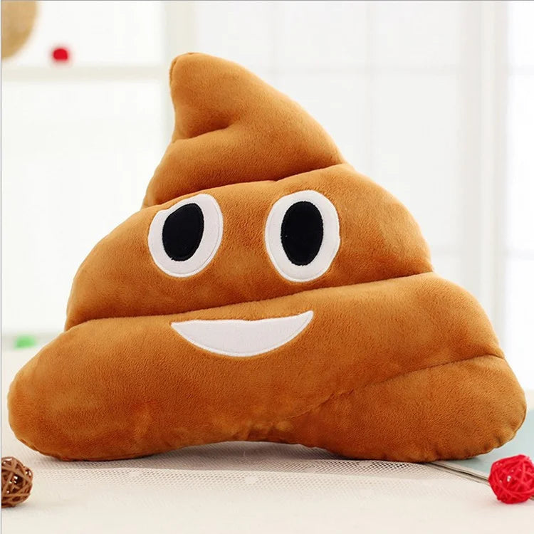 Poop Emoji Plush Pillow