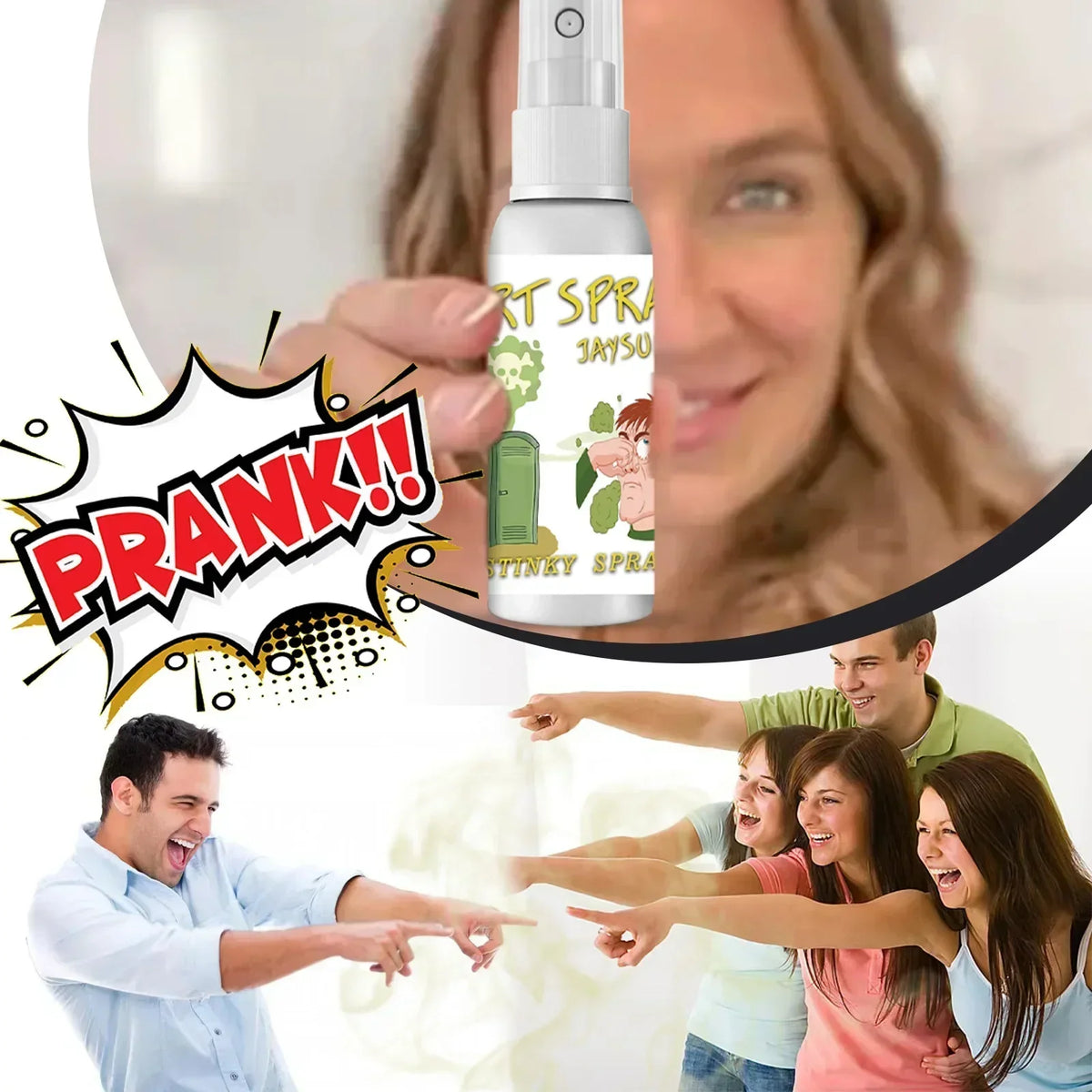 Prank Fart Spray Bottle