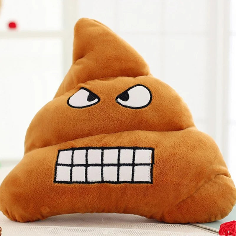 Poop Emoji Plush Pillow