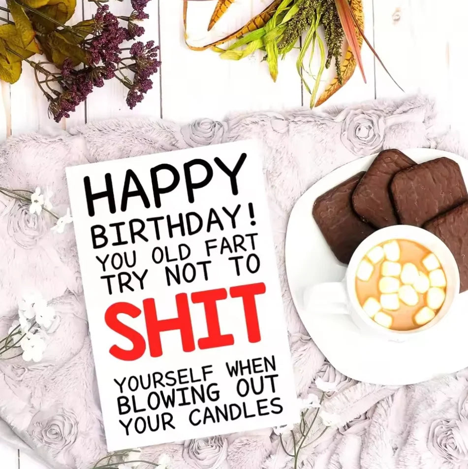 Old Fart Funny Birthday Card