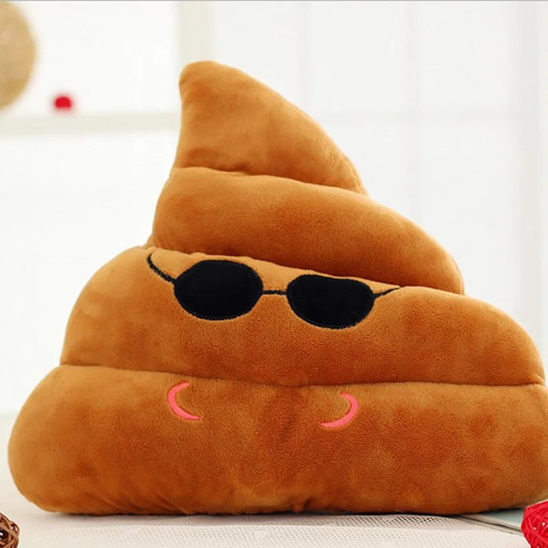 Poop Emoji Plush Pillow