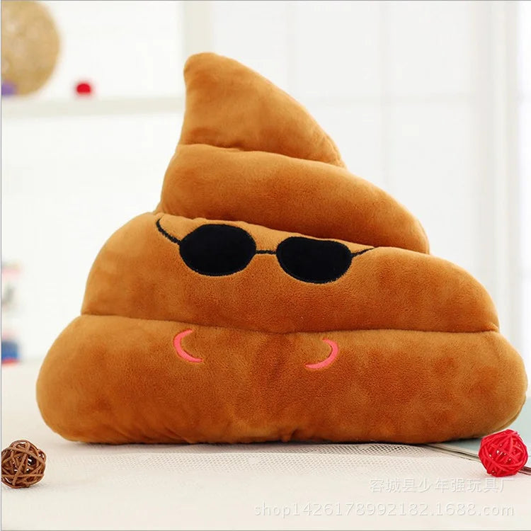 Poop Emoji Plush Pillow