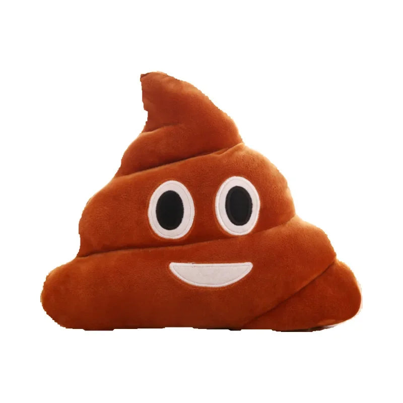 Poop Emoji Plush Pillow