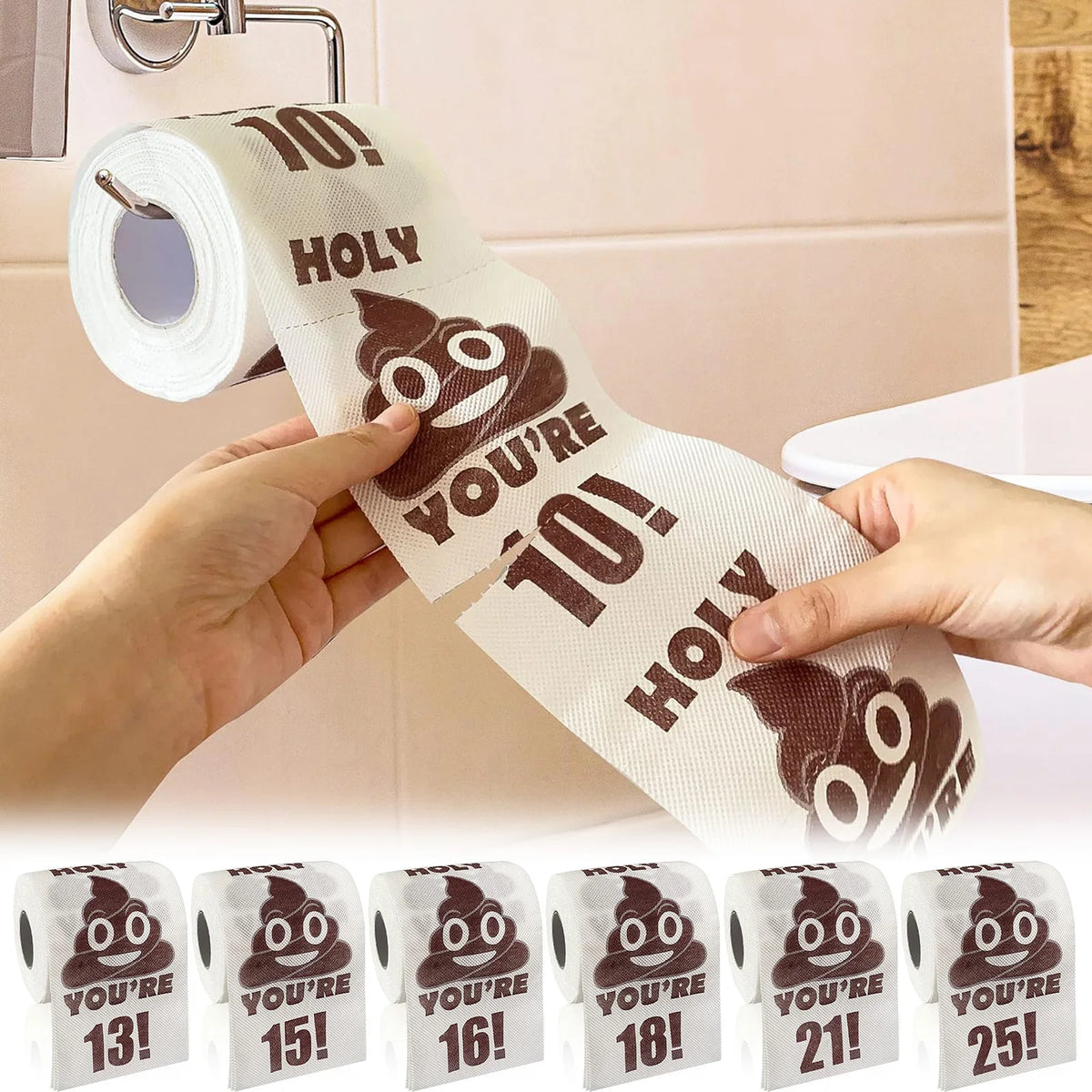 Funny Birthday Toilet Paper Roll