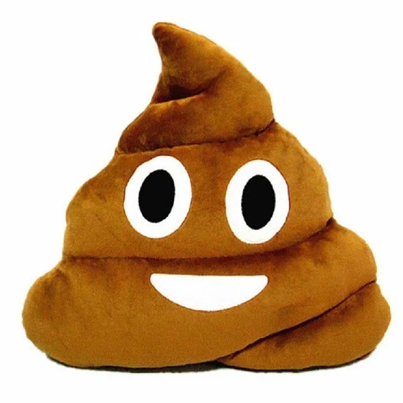 Poop Emoji Plush Pillow