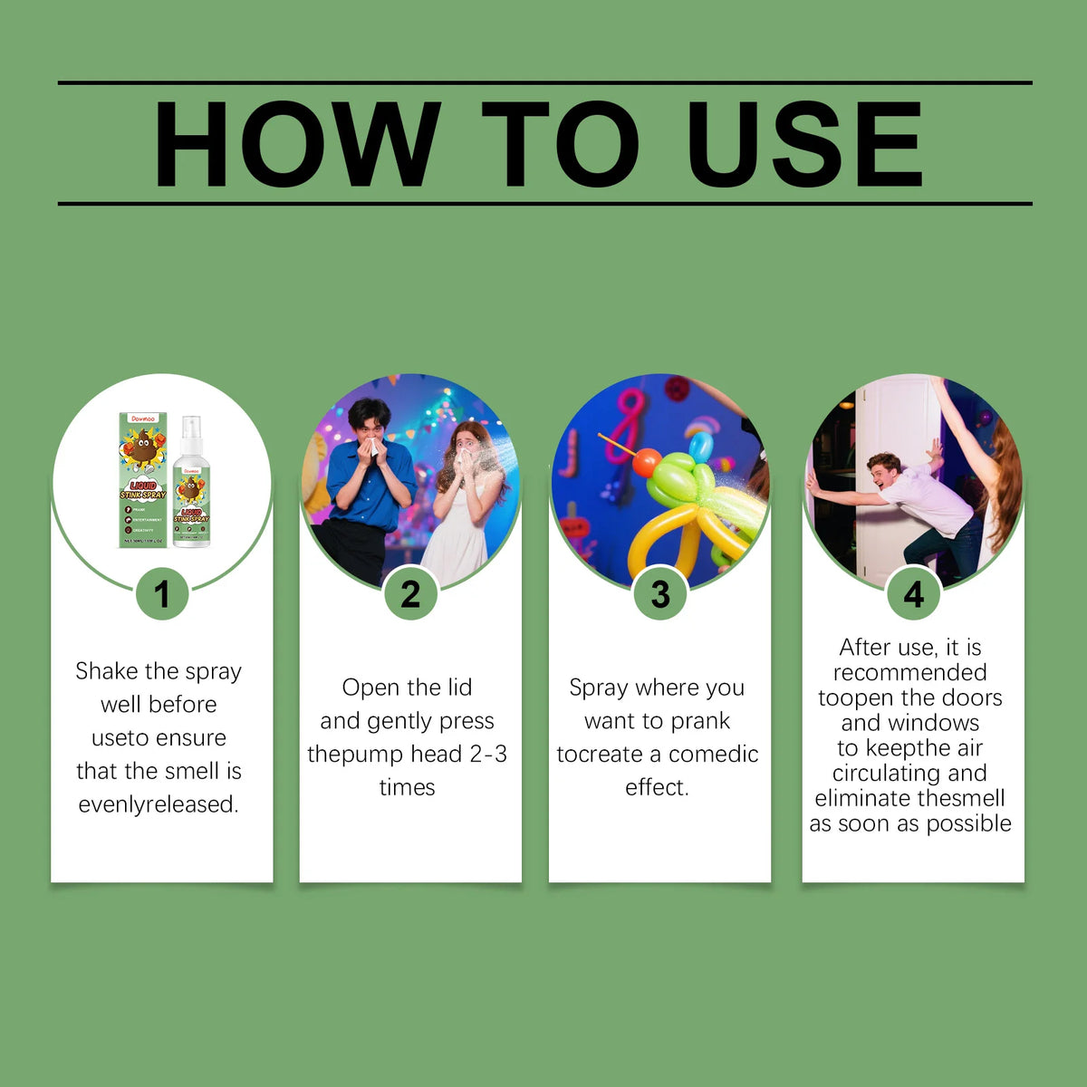 Fart Spray Prank Gag Gift