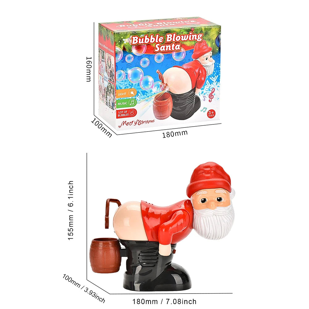 Farting Santa Bubble Machine