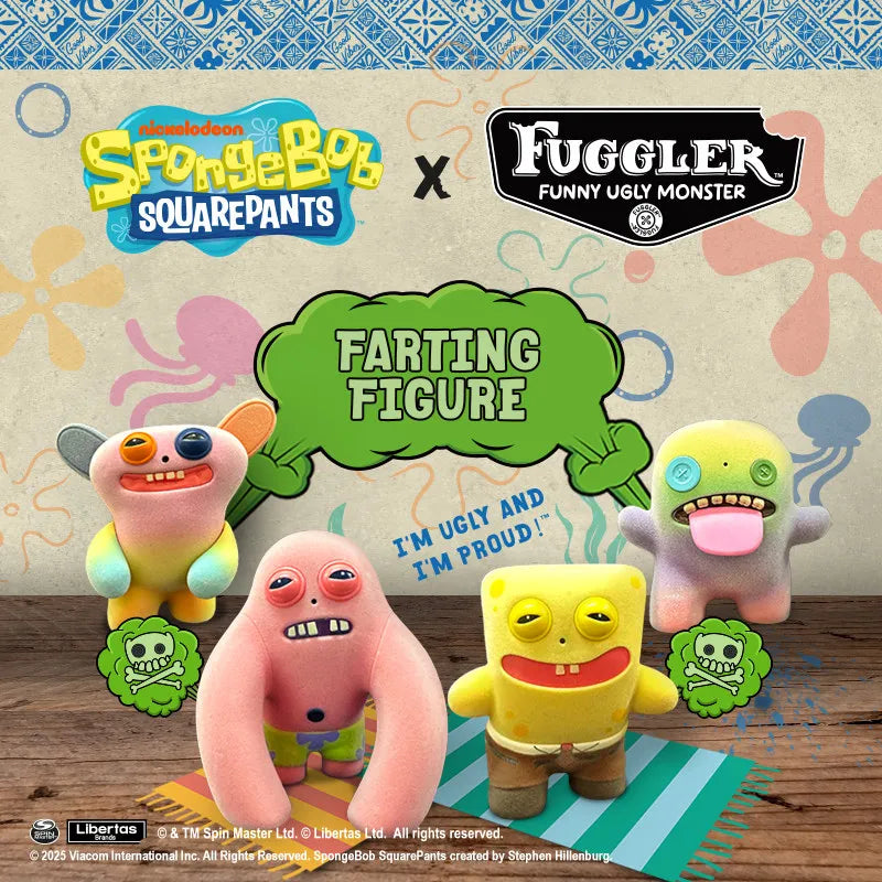 Fuggler x SpongeBob Farting Figure