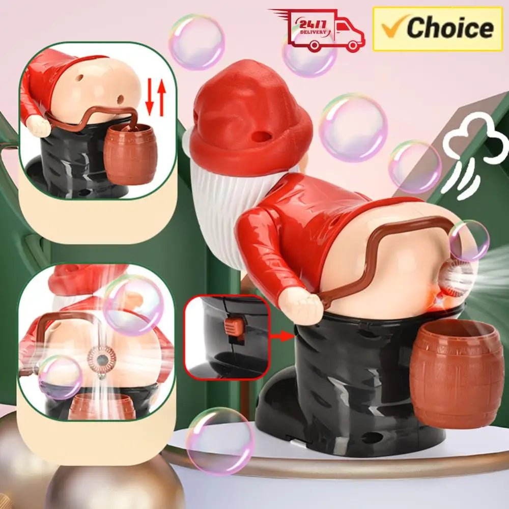 Farting Santa Bubble Machine