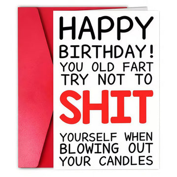Old Fart Funny Birthday Card
