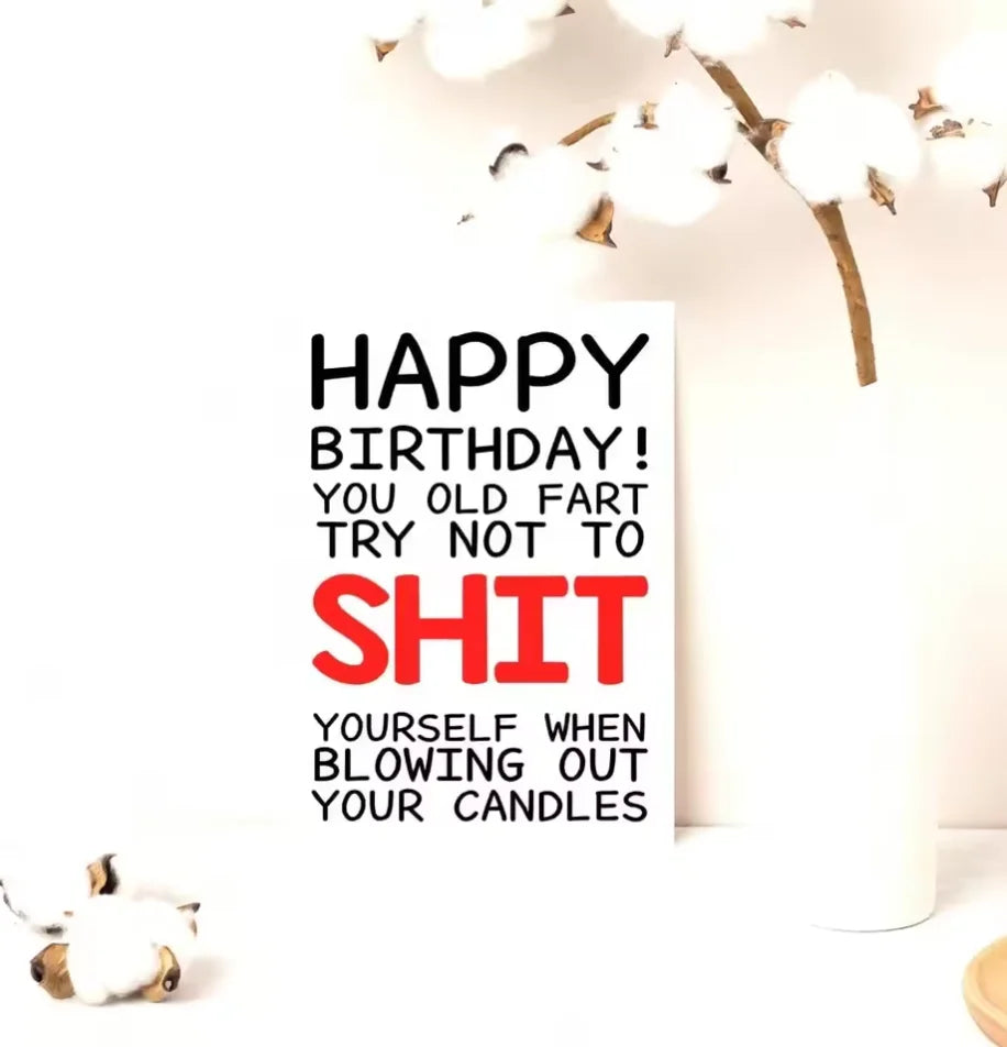Old Fart Funny Birthday Card