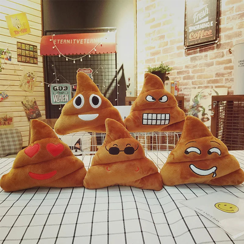 Poop Emoji Plush Pillow