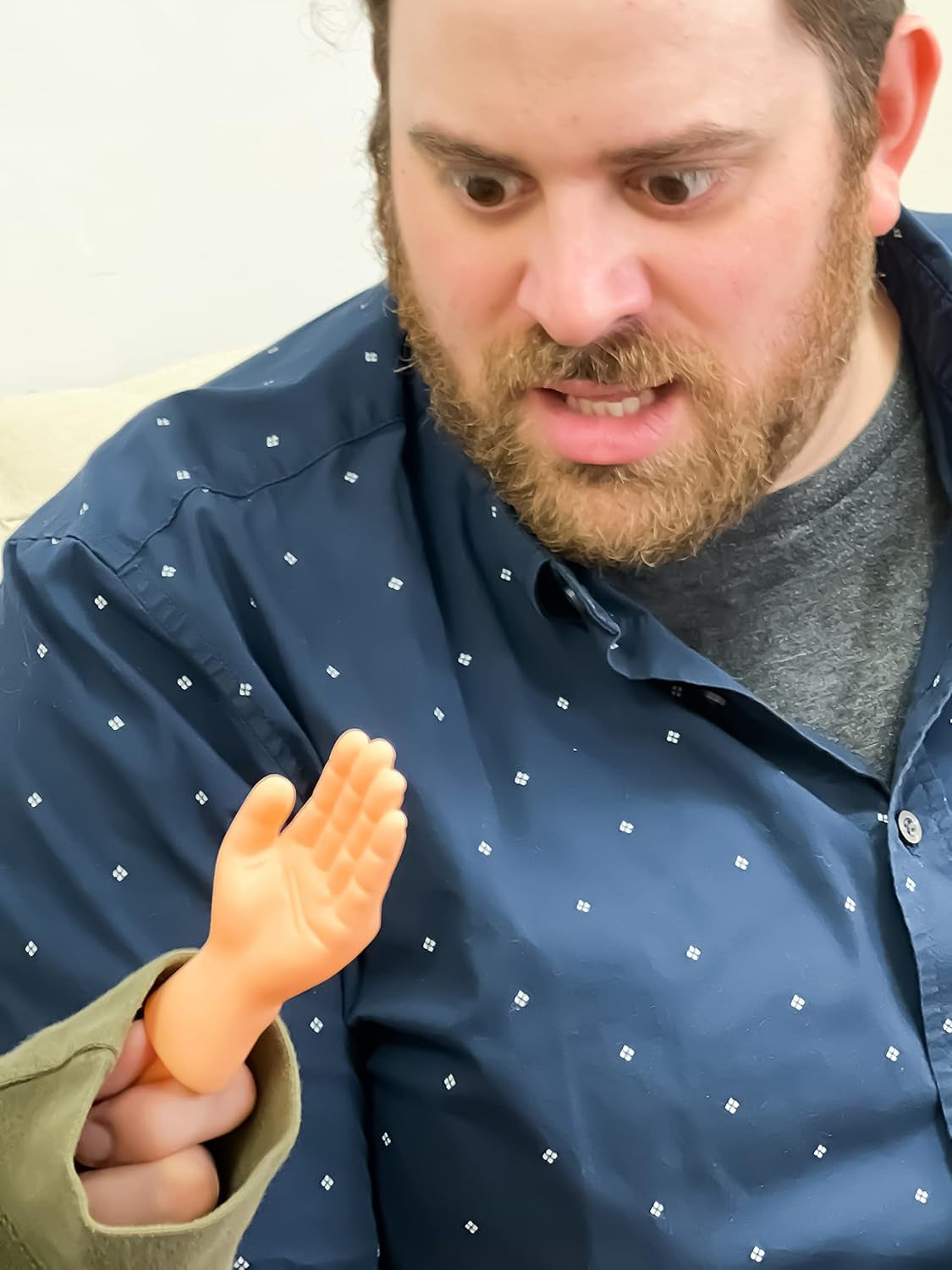 Tiny Hands (1 Pair - Original) - Little Small Mini Hand Stick Puppet