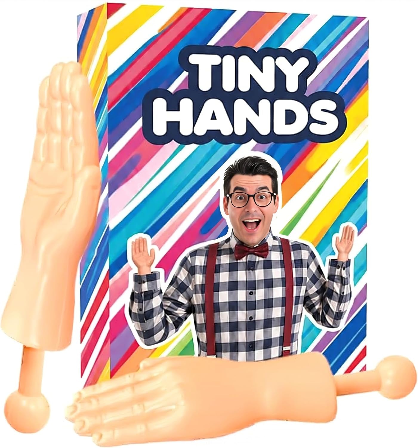 Tiny Hands (1 Pair - Original) - Little Small Mini Hand Stick Puppet